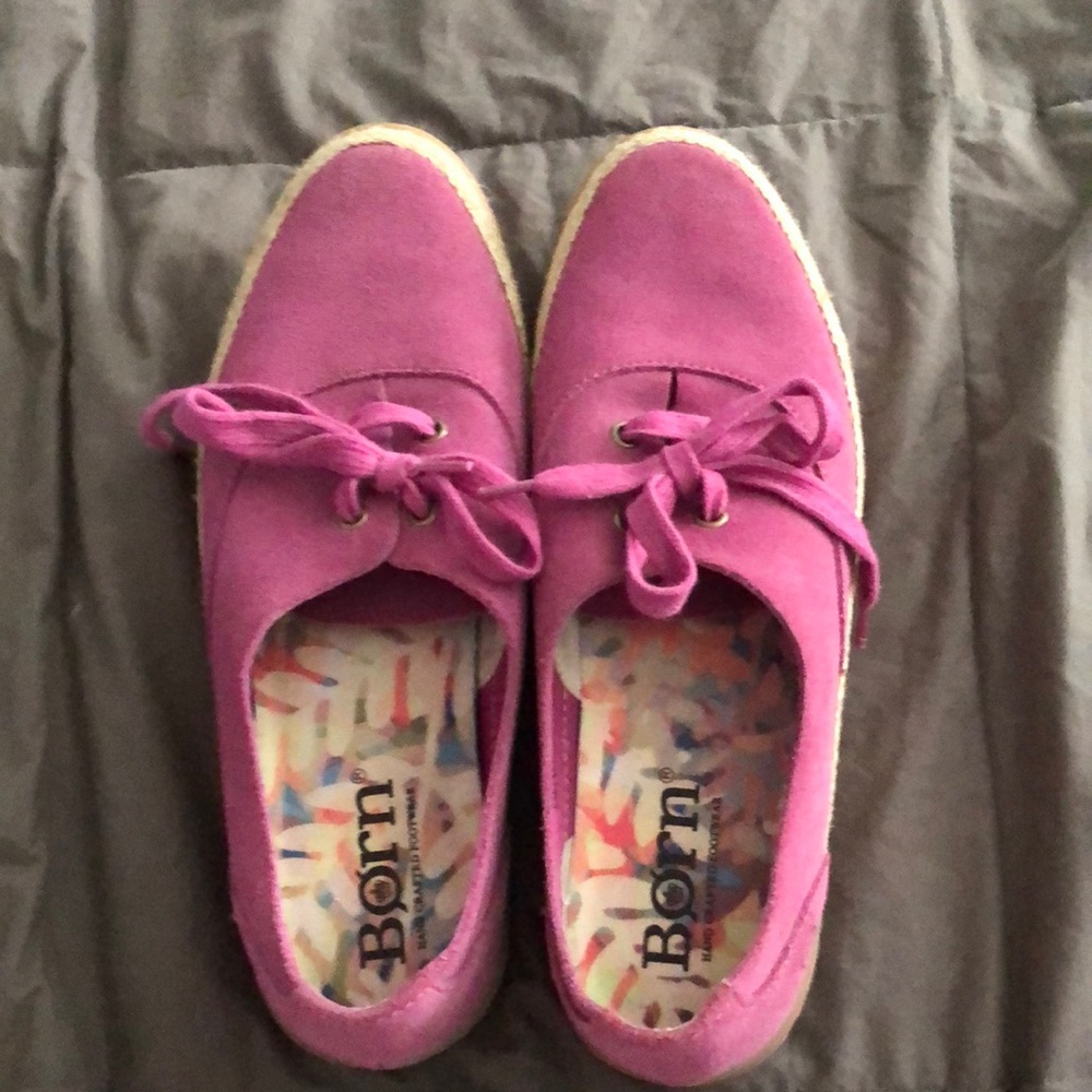 Born Womens Capela Lace Up Casual Athletic Sneakers Oxfords Shoes